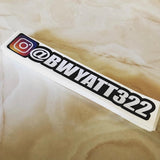 Instagram @ Name Sticker Pack