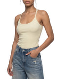 Women's Fitted Tank Dark