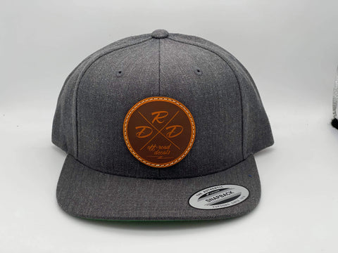 Charcoal Grey Patch Snapback