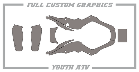 Full Custom Graphics; Youth ATV